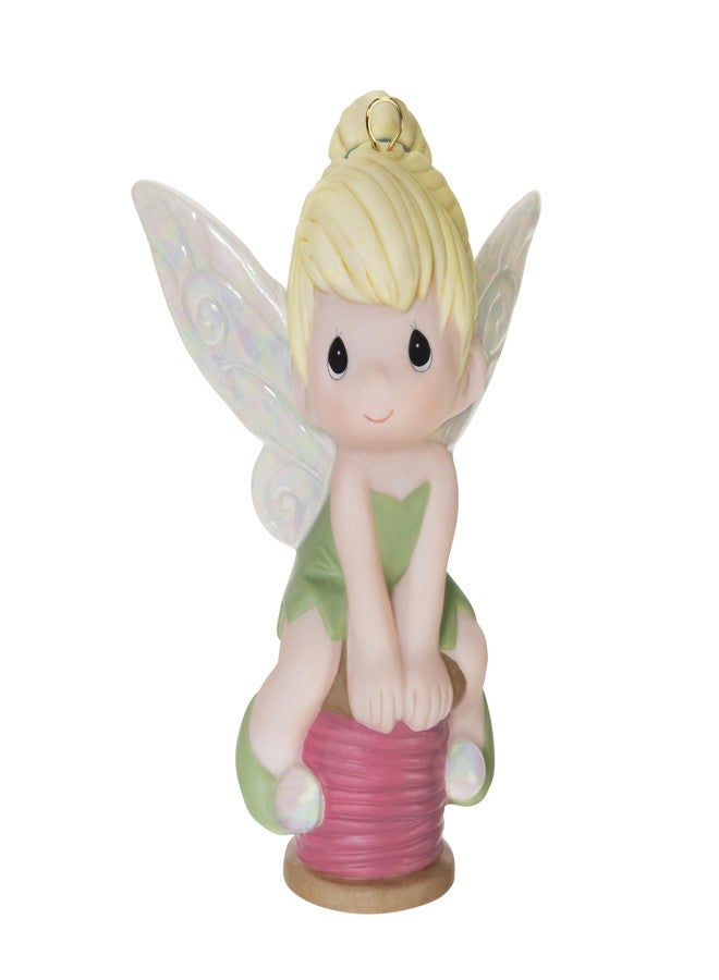 Hallmark Keepsake Christmas Ornament 2025, Disney Precious Moments Tinker Bell, Porcelain, Gifts for Disney Fans - Image 1