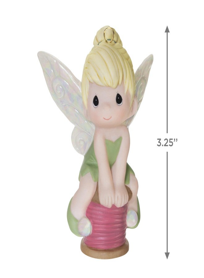 Hallmark Keepsake Christmas Ornament 2025, Disney Precious Moments Tinker Bell, Porcelain, Gifts for Disney Fans - Image 4
