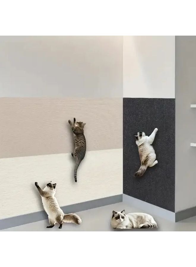 2pcs Dark Gray Cat Scratching Pads Wall Mounted 23 62x39 37 Inch for Indoor Cats - Image 4