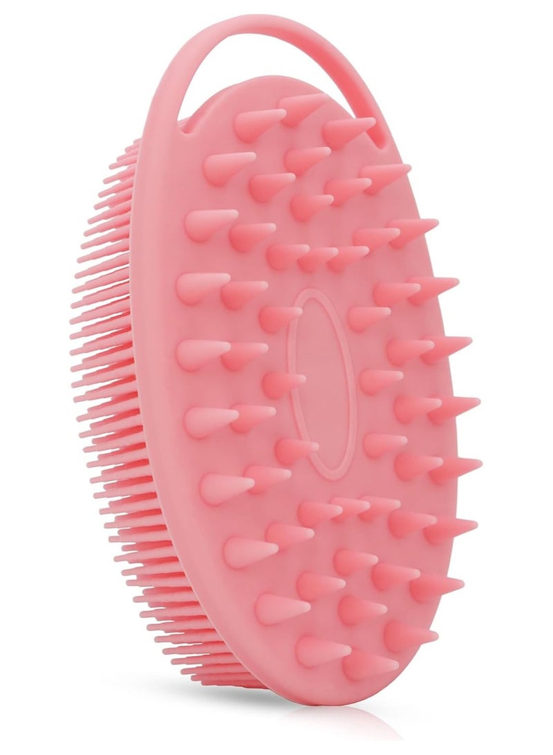 عام حمام وشامبو فرشاة للجسم سيليكون التقشير جهاز تنظيف الجسم للاستخدام في دش قسط سيليكون اللوف رئيس الغسيل فروة الرأس مدلك سهلة التنظيف - Image 1