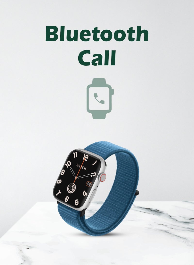 GREEN LION Active SE Smart Watch - Silver/Sky Blue - Image 4