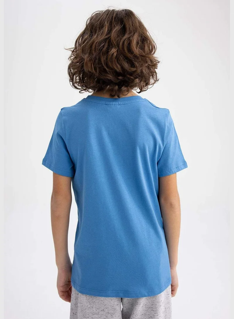 DeFacto Boy Crew Neck Knitted Short Sleeve T-Shirt