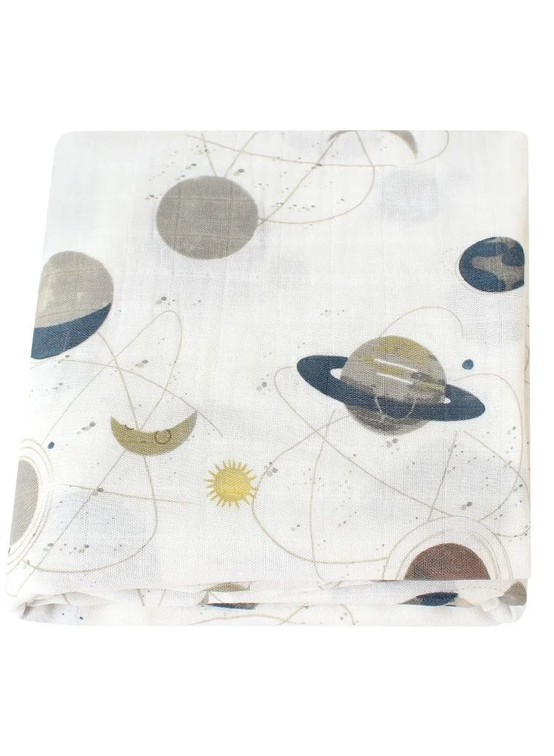 Lion Llama Space Start Cotton Swaddle