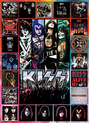 EuroGraphics KISS The Albums 1000-Piece Puzzle , Black - Image 2