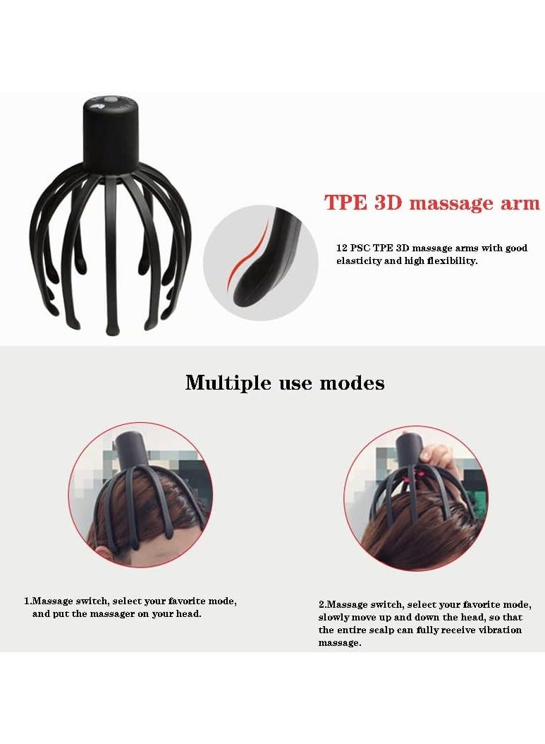 general Claw Scalp Massager Stress Relief Therapeutic Head Scratcher Relief Hair Stimulation Head Massager - Image 3