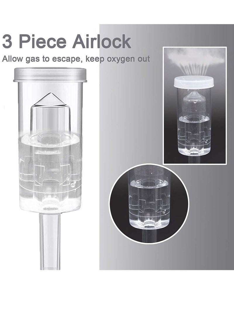 Airlock Set with Silicone Stopper