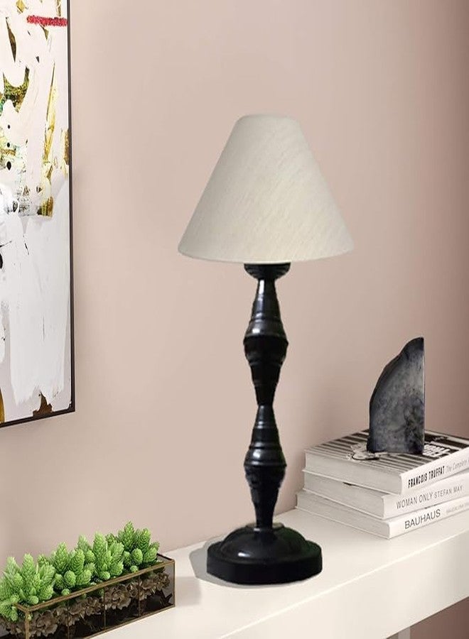 Improvhome Table Lamp, Black, Oval