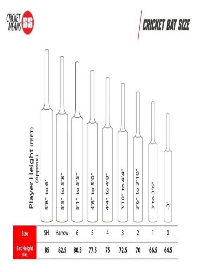 SS Ton Power plus kw bat Grade 2 Kashmir Willow Cricket Bat ( Size: Short Handle,Leather Ball ) - Image 4