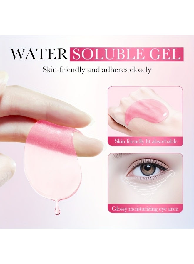 BIOAQUA 80pcs Niacinamide Collagen Glossy Moisturizing Eye Mask Anti Dark Circle Whitening Anti Wrinkle Moisturizing Anti Aging Eye Patches Hydrating Under Eye Gel Patches for Puffy Eyes - Image 2