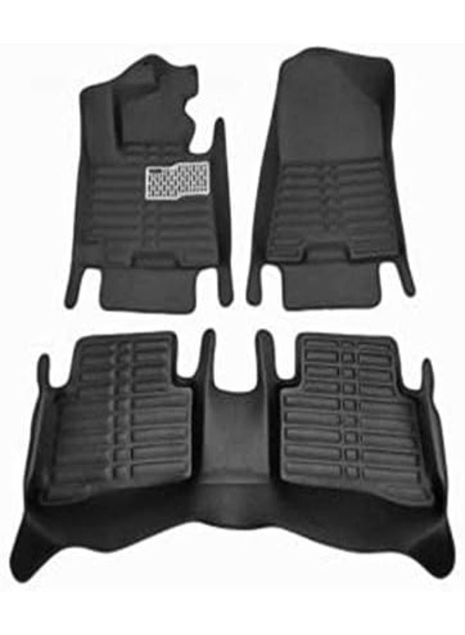 5D Floor Mats for W204 – Full Front & Rear Protection Set - Image 1