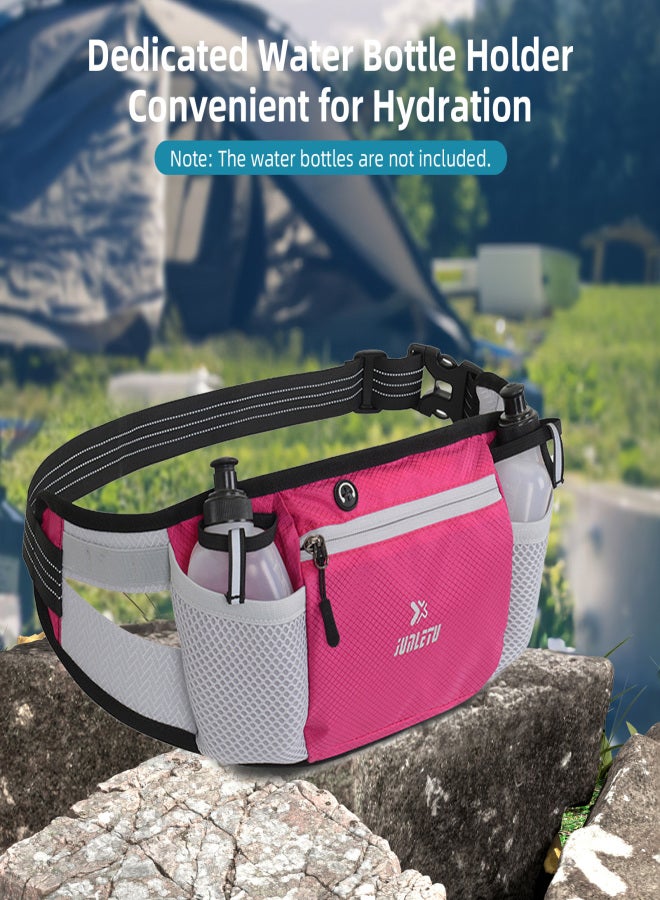 JUNLETU Running Belt Waist Pack Water Resistant Breathable Runners Belt Water Bottle Fanny Pack - Image 5