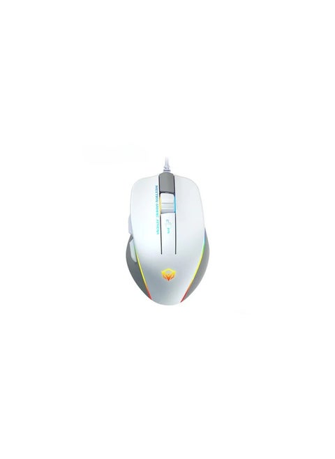Meetion MT-GM23_2023 RGB Circulation Backlit Wired Gaming Mouse - White