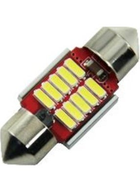 AEM - Japanese Type Short Sofit LED 12-24 Volt White 10 LEDs White 31 mm (2PCS) - Image 1