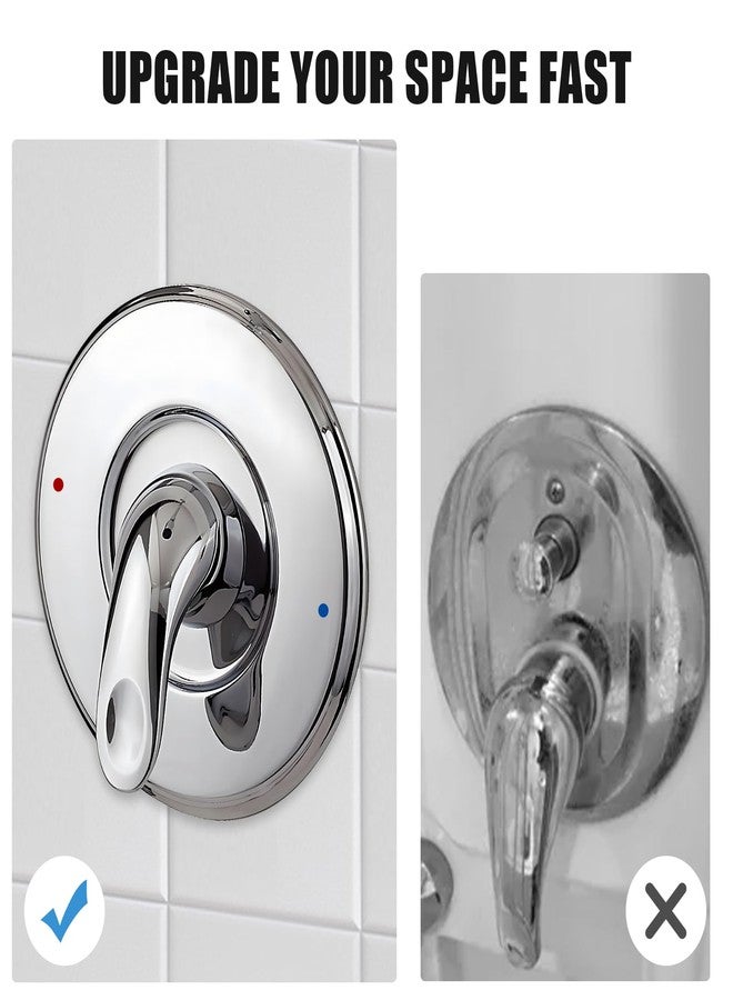 انكابل 16090 لوحة غطاء بديلة من مجموعة Chateau متوافقة مع لوحة غطاء صنبور حوض الاستحمام والدش بمقبض واحد من Moen، كروم - Image 4