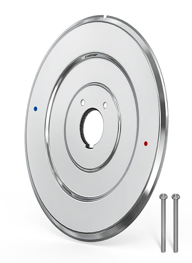 انكابل 16090 لوحة غطاء بديلة من مجموعة Chateau متوافقة مع لوحة غطاء صنبور حوض الاستحمام والدش بمقبض واحد من Moen، كروم - Image 1