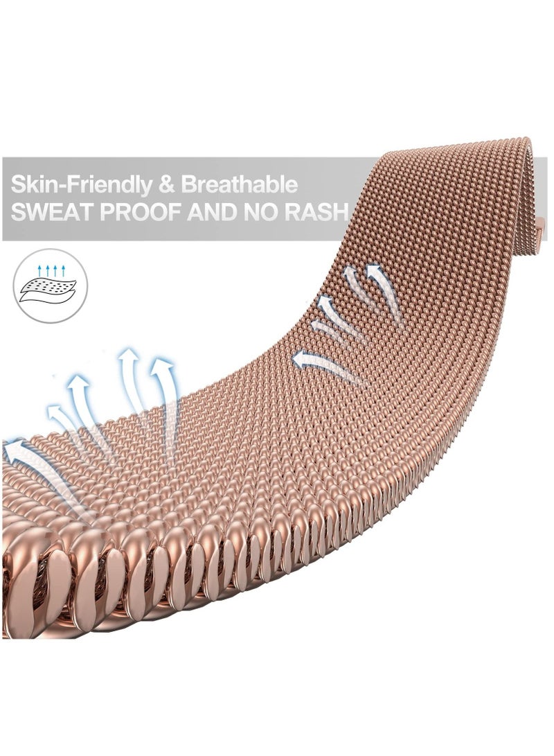 بورتوني سوار ساعة أبل 42 ملم 44 ملم 45 ملم 49 ملم من الفولاذ المقاوم للصدأ أحزمة قفل مغناطيسي لساعة iWatch Ultra Series 8 SE 7 6 5 للجنسين - Image 3