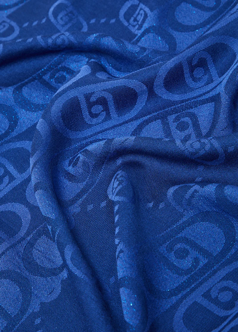 Liu Jo Jacquard stole with logo