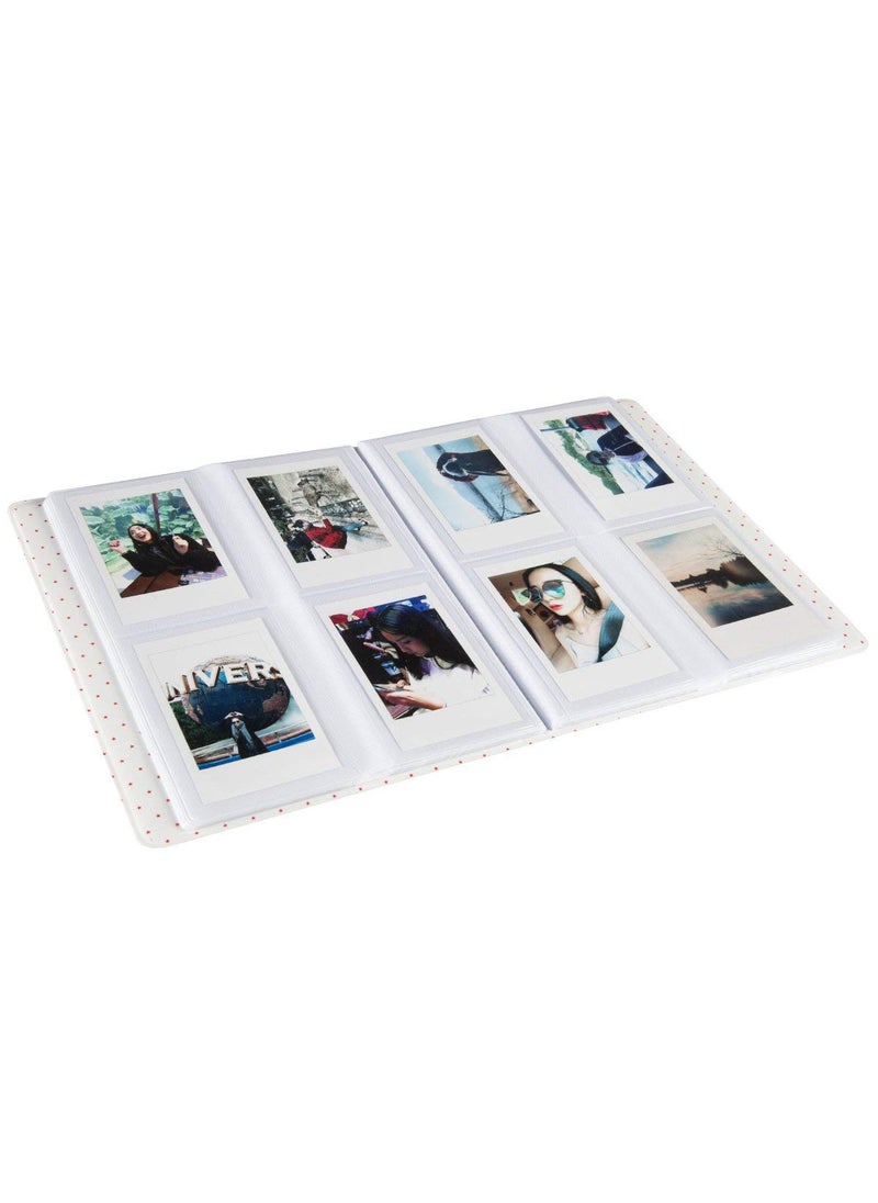 ZIKKON ZIKKON 128 Pockets Photo Album for Fujifilm Instax Mini 12 11 9 8 90 99 Evo Liplay Instant CameraMini Link Printer Polaroid Snap Touch PIC300 Z2300 Mint Zip Instant Camera PrinterSmoky white  - Image 4
