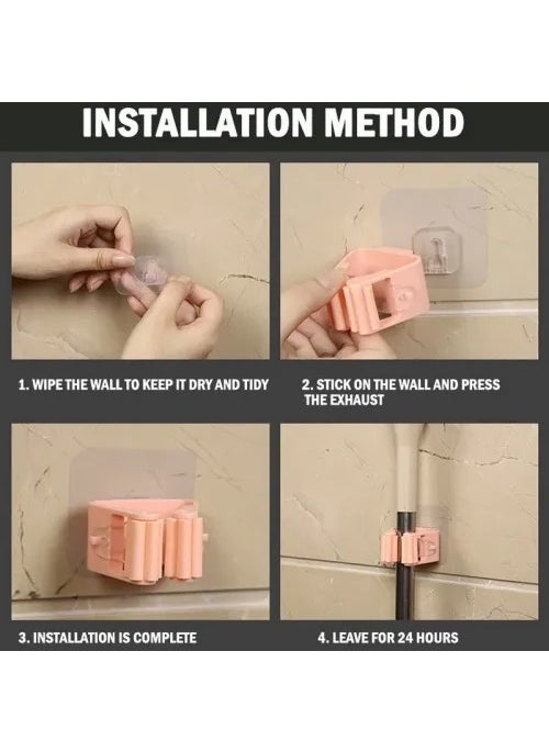 Ttt Wall Mounted Mop Mop Holder  - Image 2