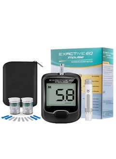 Safe Exrctive EQ Simple Blood Glucose Monitoring System With 50 Test Strips And Lancets