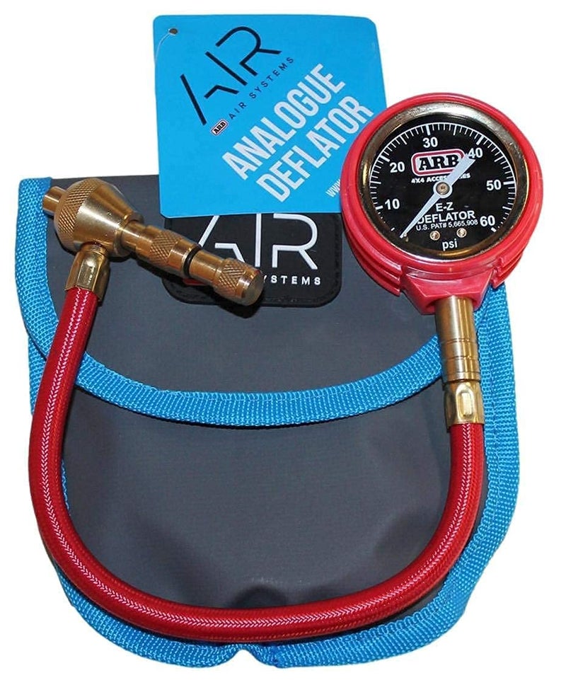 ARB ARB505 Deflator Kit 10-60 PSI Tire Pressure Gauge Rapid Air Down Offroad Kit With Recovery Gear Pouch (PSI) - Image 2