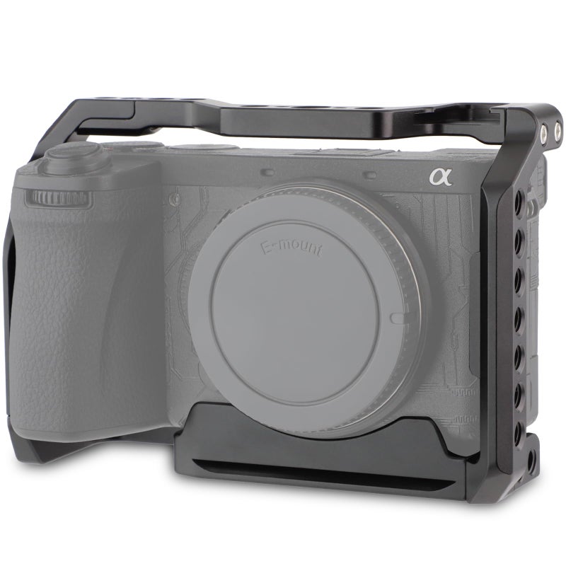 Leftfoto A6700 Camera Cage with Arca Base Builtin Quick Release Plate for Sony a6700 Durable Protective Frame Rig with ARRI Threads for ArcaType Mounting - Image 2