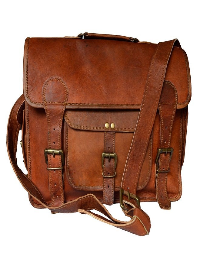 Madosh Photography Camera Lens Case Handmade Bag Genuine Leather Briefcase Men's Laptop Bag - Image 1