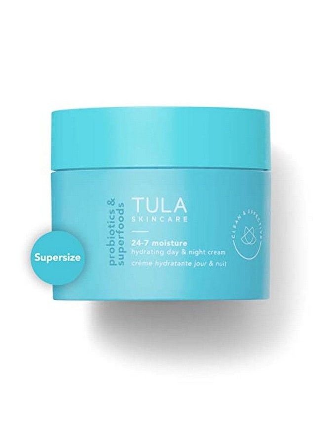 TULA Probiotic 247 Hydrating Day & Night Cream For Face Antiaging Moisturizer With Watermelon & Blueberry Extract 34 Oz  - Image 1
