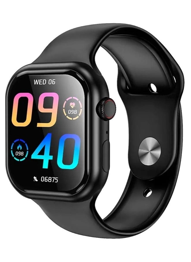 هوكو Smartwatch HOCO Y23 Sports Calling Edition – 2.02-inch Smooth Touch Screen, Bluetooth V5.0, Heart Rate & Sleep Monitoring, Physical Activity Tracker, Sedentary Reminder – Black Waterproof Fitness Smartwatch for Calls, Notifications, and Health Tracking  - Image 1