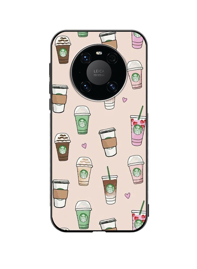 VR CREATIVE Protective Case Cover For Huawei Mate 40 Starbucks 2 Design Multicolour - Image 1