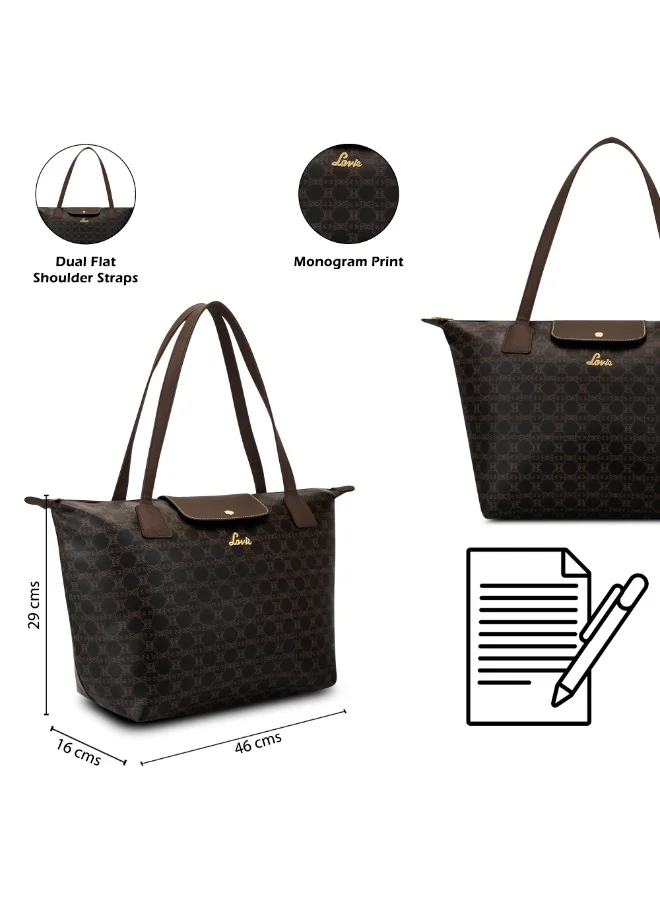 Lavie  Women's Mono Vincy tote (Coffee) for Women | Best Price UAE
