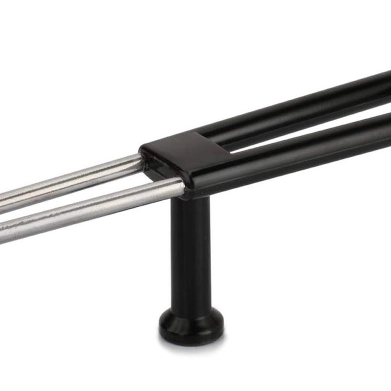Prestige Hard Anodised Cookware Tadka Pan Black 13cm Perma Cool Bakelite Handle inBuilt Stand Metal Spoon Friendly - Image 3