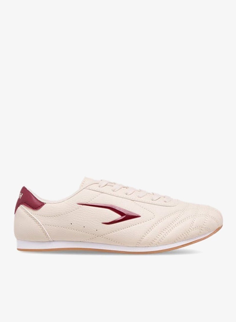 Dash Women Stitch Detail Sneakers with Lace-Up Closure - Image 1