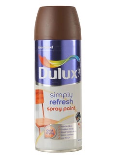 Dulux Simply Refresh Spray Paint 400 ML Matt Dark Brown  - Image 1