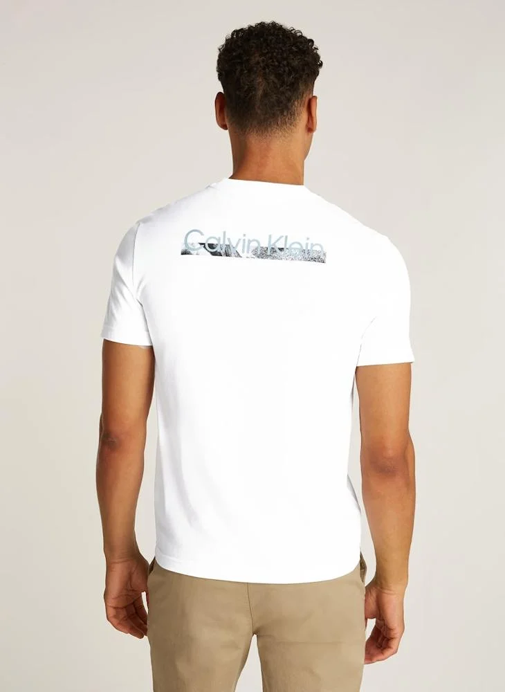 CALVIN KLEIN Logo Crew Neck T-Shirt