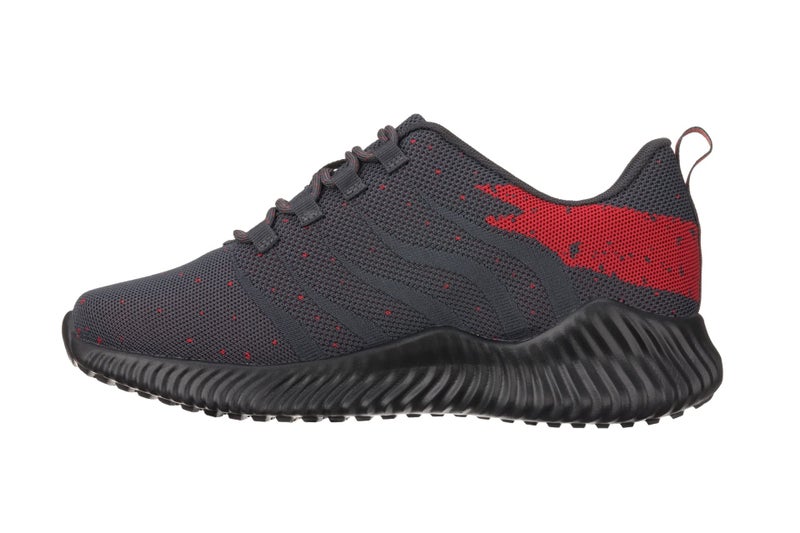CALTO Men's Invisible Height Increasing Elevator Shoes - Grey/Red Ultra Lightweight Sporty Sneakers - 2.8 Inches Taller - Q218 - Size 10 D(M) US - Image 4