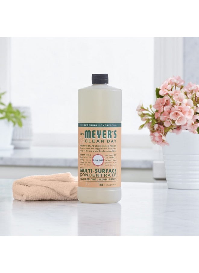 Mrs. Meyer's Clean Day MRS. MEYER'S CLEAN DAY Multi-Surface Cleaner Concentrate, Use to Clean Floors, Tile, Counters, Geranium, 32 fl. oz - Pack of 2  - Image 4