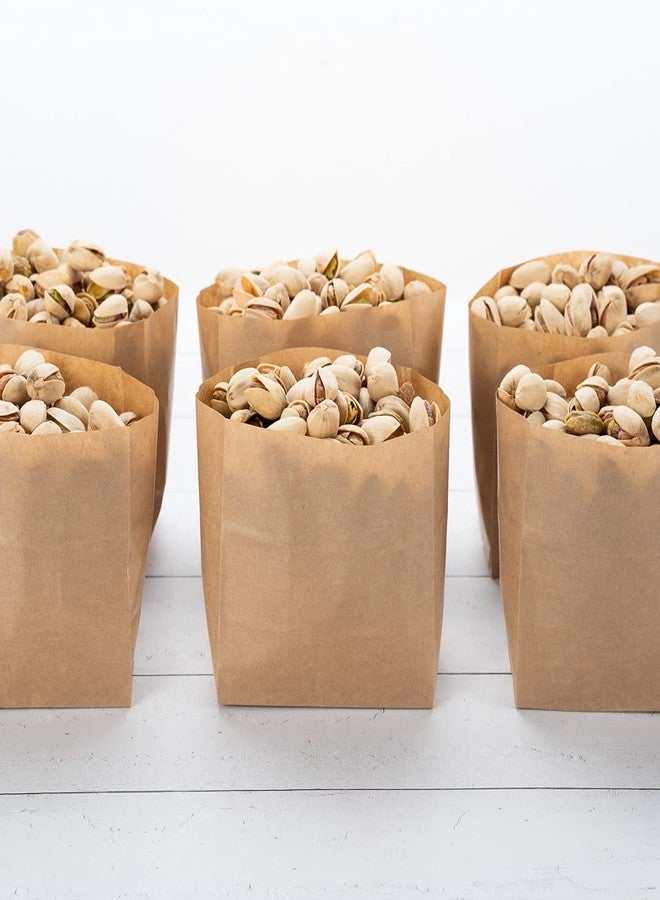 Restaurantware Bag Tek 3.9 x 2.3 x 3.8 Inch Paper Bags For Snacks 100 Small Paper Bags For Foods - Disposable Sustainable Kraft Paper Snack Bags Microwavable Freezable - Image 3