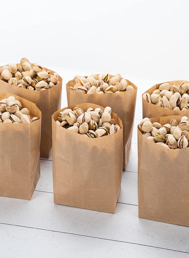 Restaurantware Bag Tek 3.9 x 2.3 x 3.8 Inch Paper Bags For Snacks 100 Small Paper Bags For Foods - Disposable Sustainable Kraft Paper Snack Bags Microwavable Freezable - Image 4