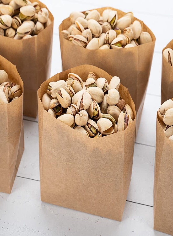 Restaurantware Bag Tek 3.9 x 2.3 x 3.8 Inch Paper Bags For Snacks 100 Small Paper Bags For Foods - Disposable Sustainable Kraft Paper Snack Bags Microwavable Freezable - Image 5