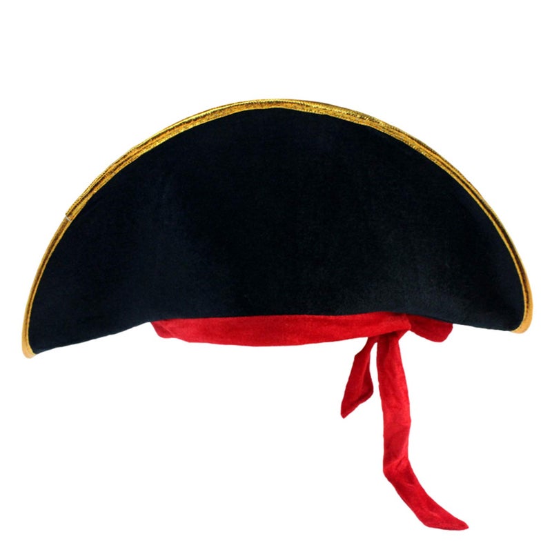 D-Fokes D-Foxes Pirate Hat Party Captain Costume Cap Halloween Masquerade Cosplay Accessories Props with Eye Patch - Image 3