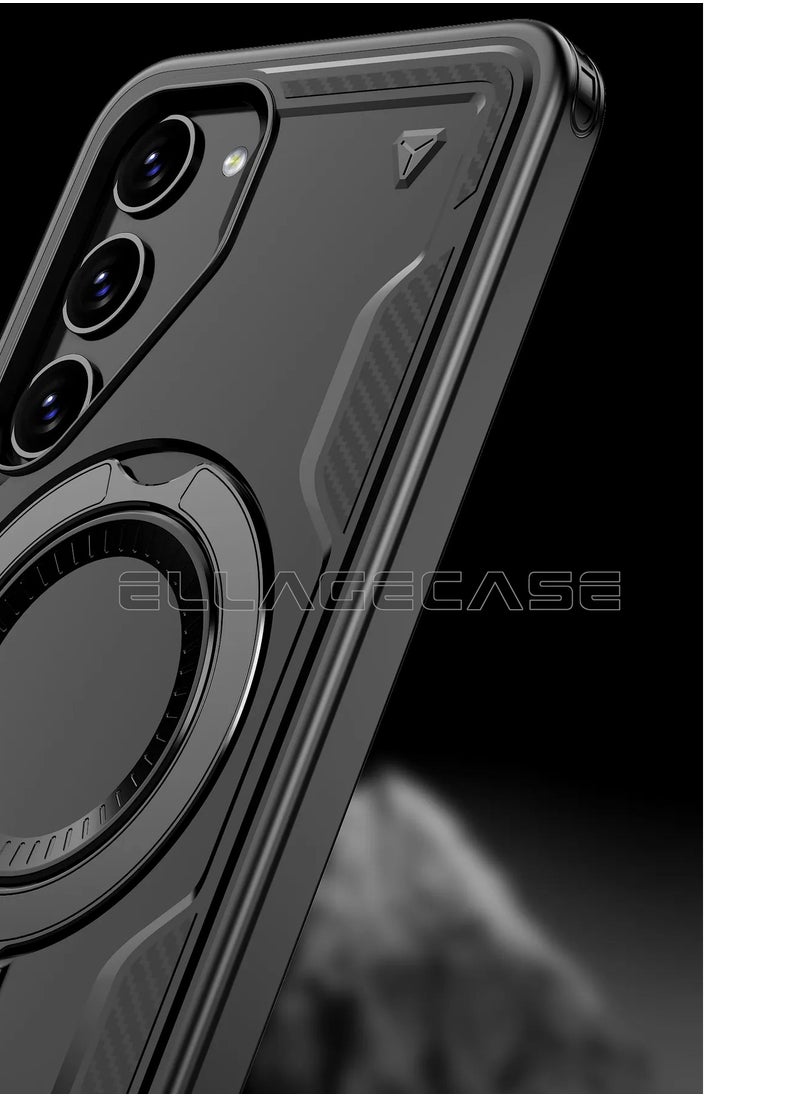 ELLAGECASE Protective Case with Ring for Samsung Galaxy A55 5G, Rugged Drop Protection, Horizontal and Vertical Stand Capability, Solid Camera Protection, Balanced Support, and Perfect Compatibility with Magnetic Accessories  - Image 4
