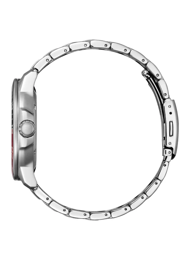سيتيزن Men's Analog Round Shape Stainless Steel Wrist Watch AW1527-86E 47 Mm