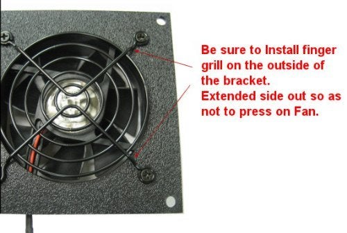 Coolerguys Pre-Set Thermal Controlled Cooling Kits for Cabinets, AV, and Components (Single 92mm, Thermal Plastic) - Image 4