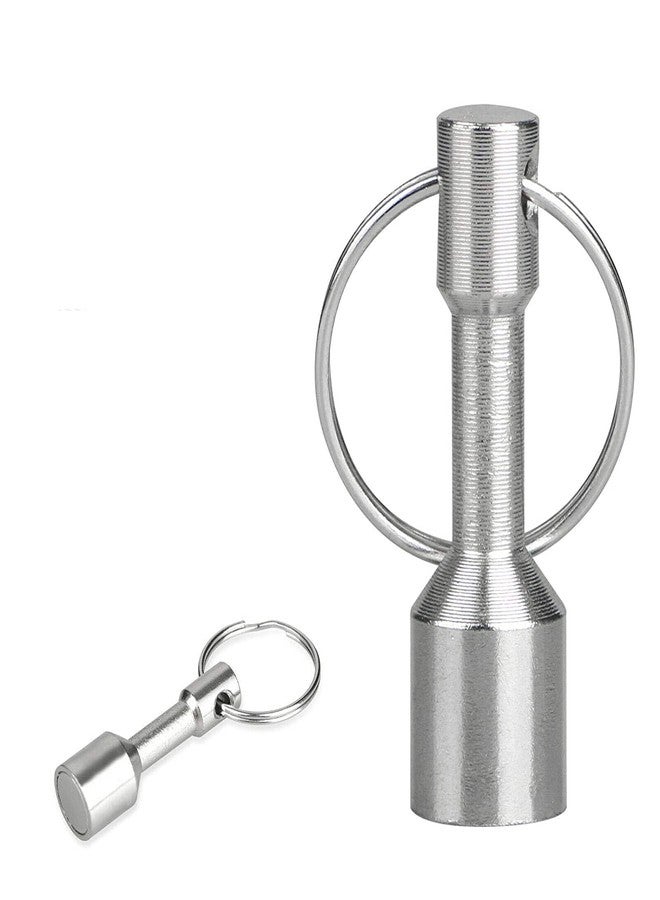YukaBa Envistia Mall 2X (2 Pieces) Keychain Neodymium Magnet for Testing Brass, Gold, Silver, Ferrous Metals and Hanging Keys - Image 2