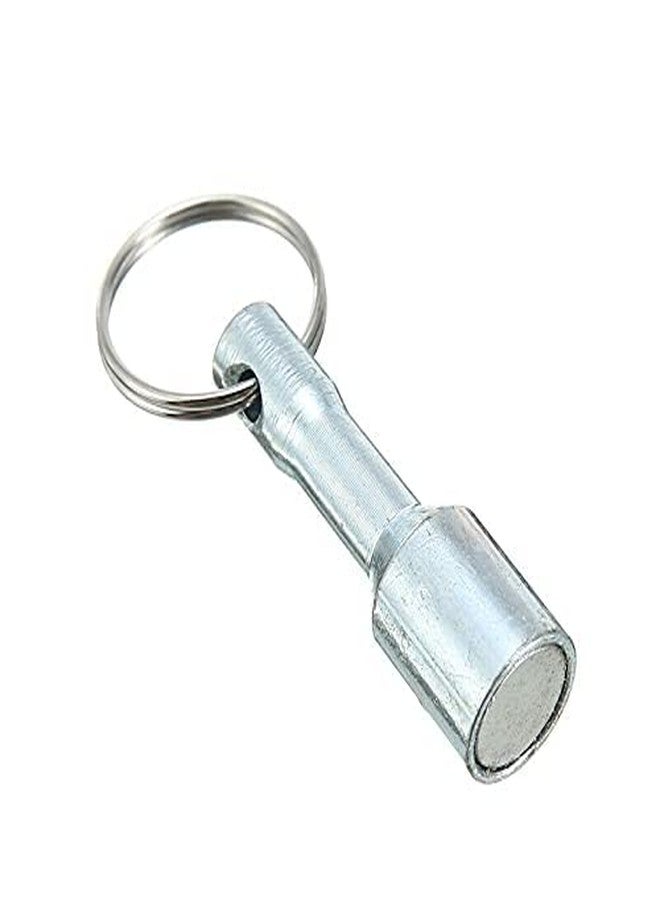 YukaBa Envistia Mall 2X (2 Pieces) Keychain Neodymium Magnet for Testing Brass, Gold, Silver, Ferrous Metals and Hanging Keys - Image 4