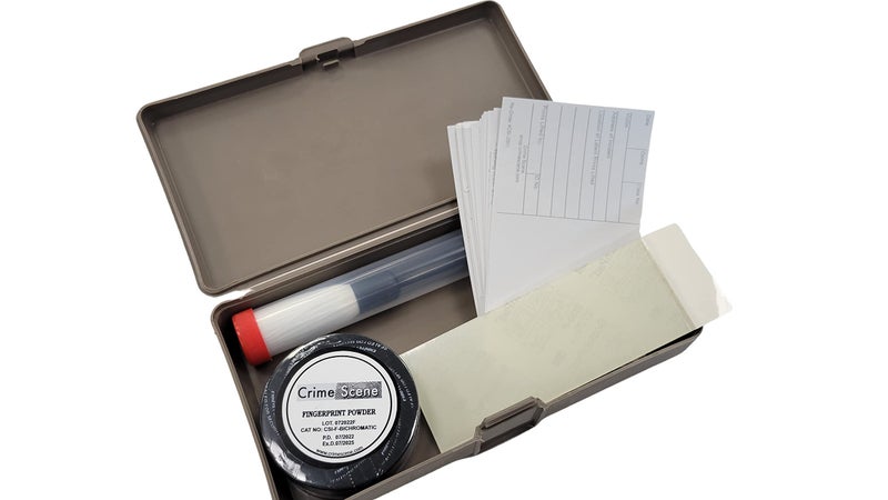 Crime Scene Basic Latent Fingerprint Kit  Black - Image 1
