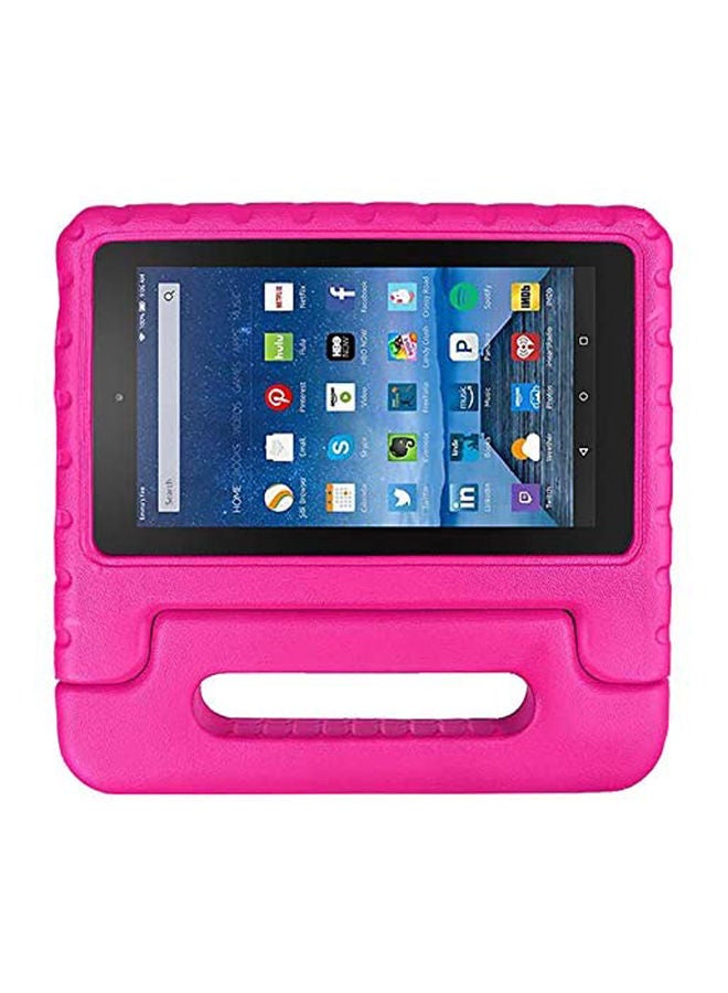 Kids Shock Proof Case Cover With Handle For Fire 7 Table Pink - Image 1