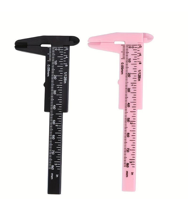 Portable Mini Vernier Calipers 2pcs Dual Scale Measurement Ruler - Image 4
