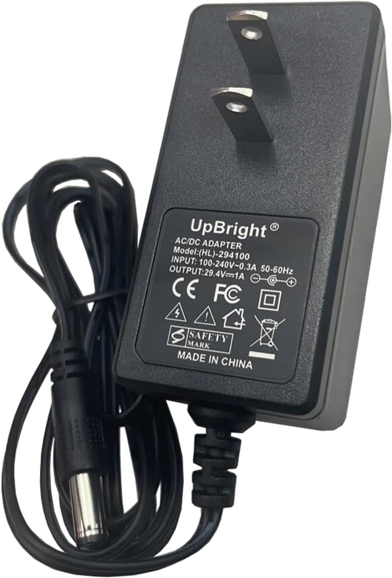 UPBRIGHT 24V AC/DC Adapter Compatible with Hyper HPR350 24 Volt Battery Powered Youth Dirt Bike Ride On Toy Vehicle Electric Motorcycle HPR 350 HYP-350-1000 Rechargeable Power Supply Charger (Barrel) - Image 1